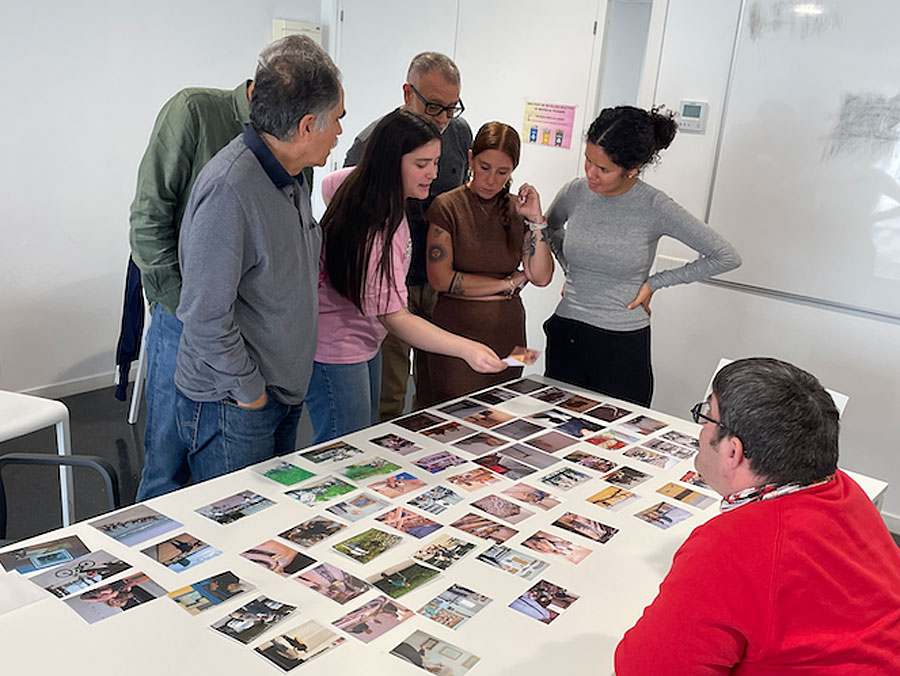 Revisión de ejercicios del alumnado de iniciación a la fotografía