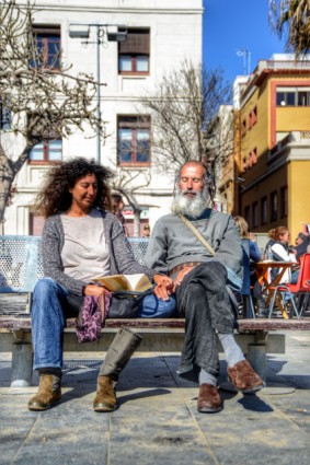 La pareja que se me presentó como "Mensajeros de la paz"| Foto: RAKEL ROMO
